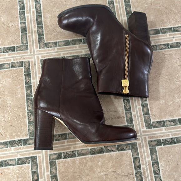 Michael Kors Alane Leather Flex Bootie In Barolo - Picture 8 of 9